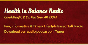 Health in Balance Radio banner